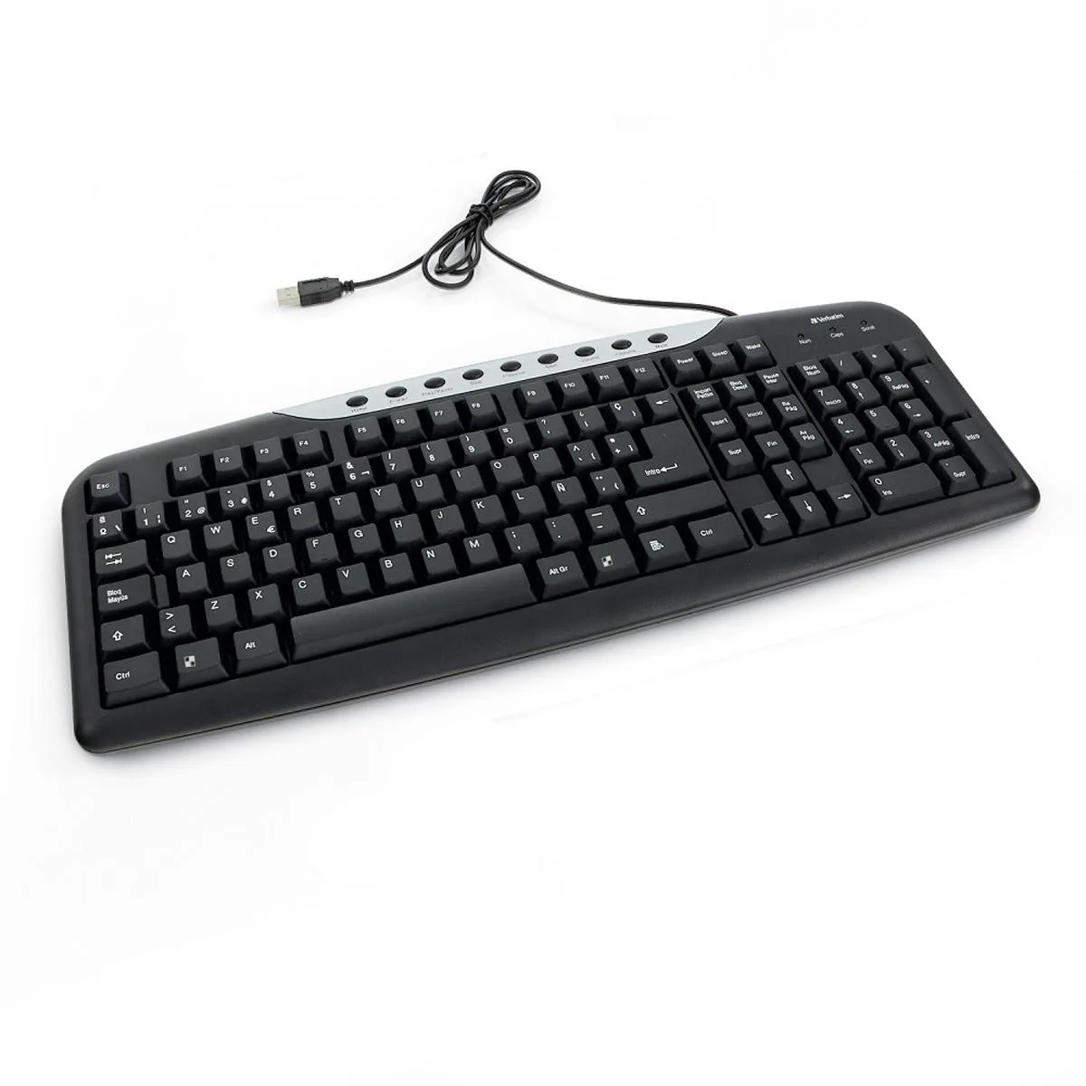 Teclado Verbatim Wired Multimedia 98109