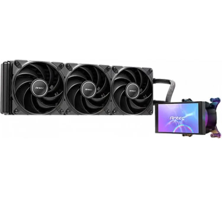 Water Cooler Antec Cooler Vortex View 5" Display Rotable ° 360mm Lcd ARGB