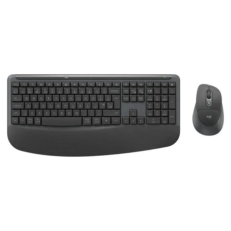 Teclado Inalambrico Logitech Combo Mouse Logitech Mk880 Graphite