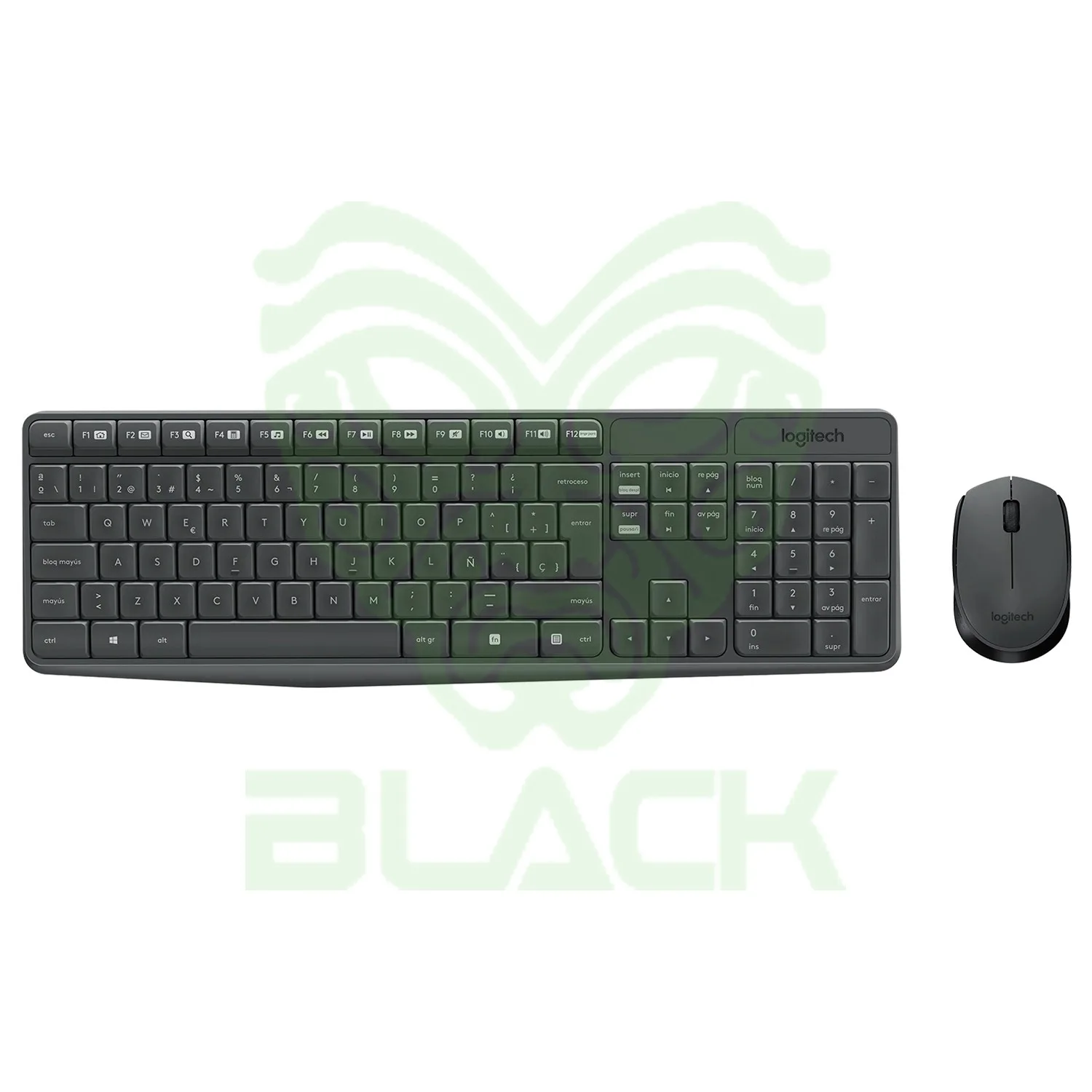 Combo Teclado Mouse Inalámbrico Logitech Mk235