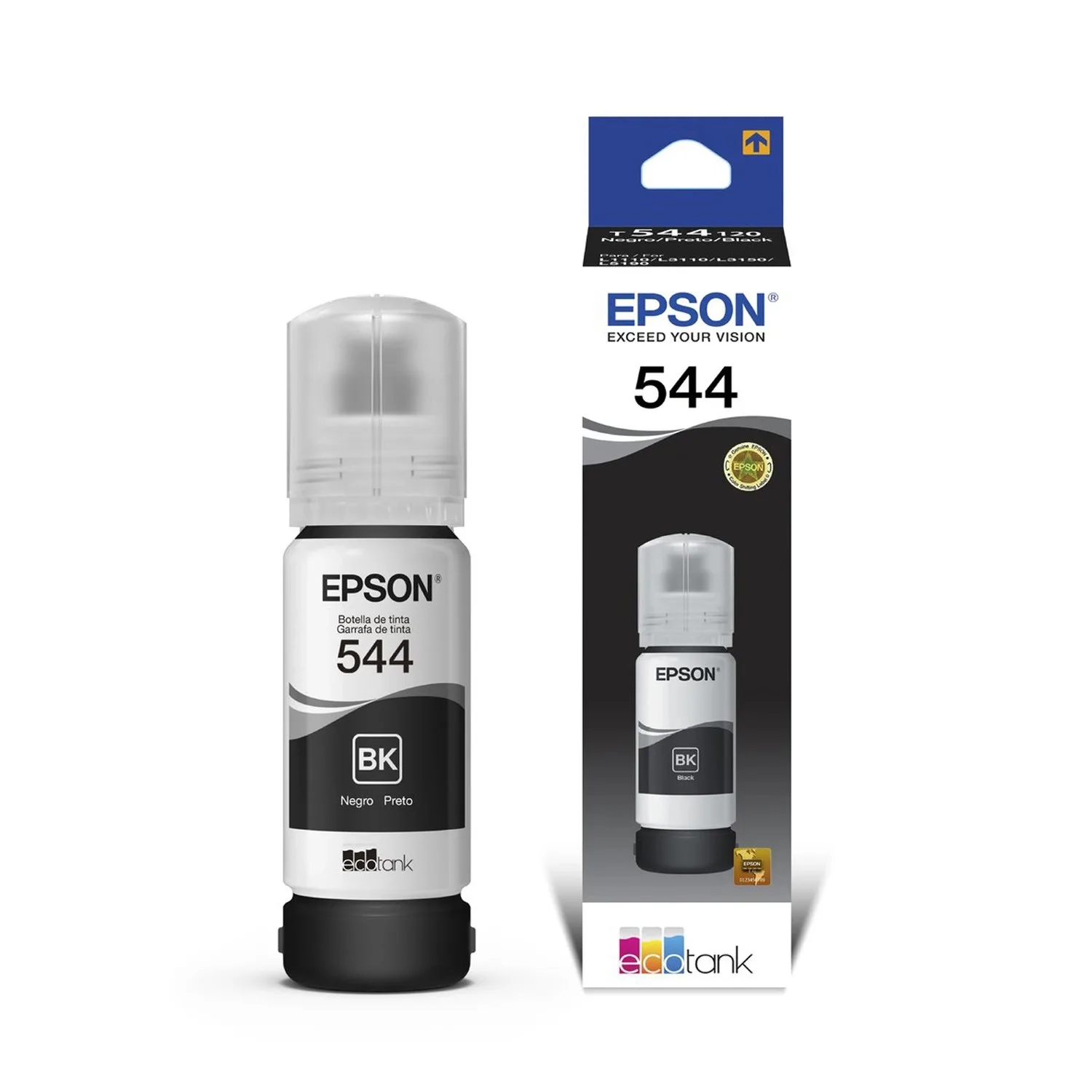 Botella Epson T544120-AL Negro