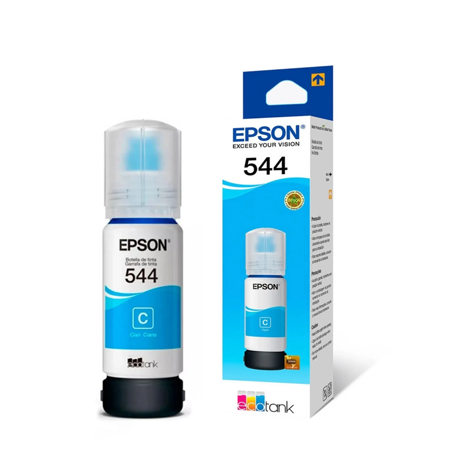 Botella Epson T544220-AL Cyan