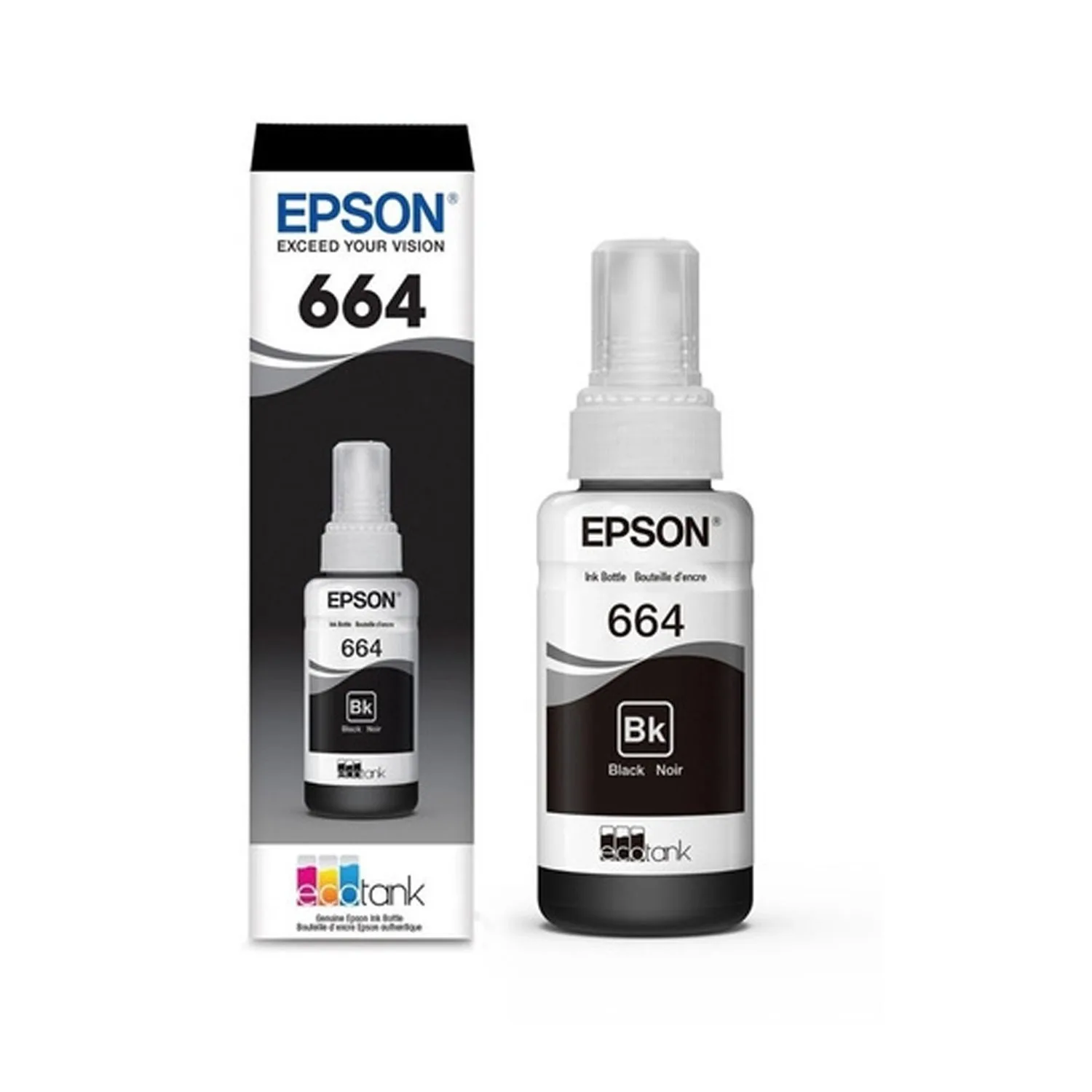 Botella Epson T664120-AL Negro
