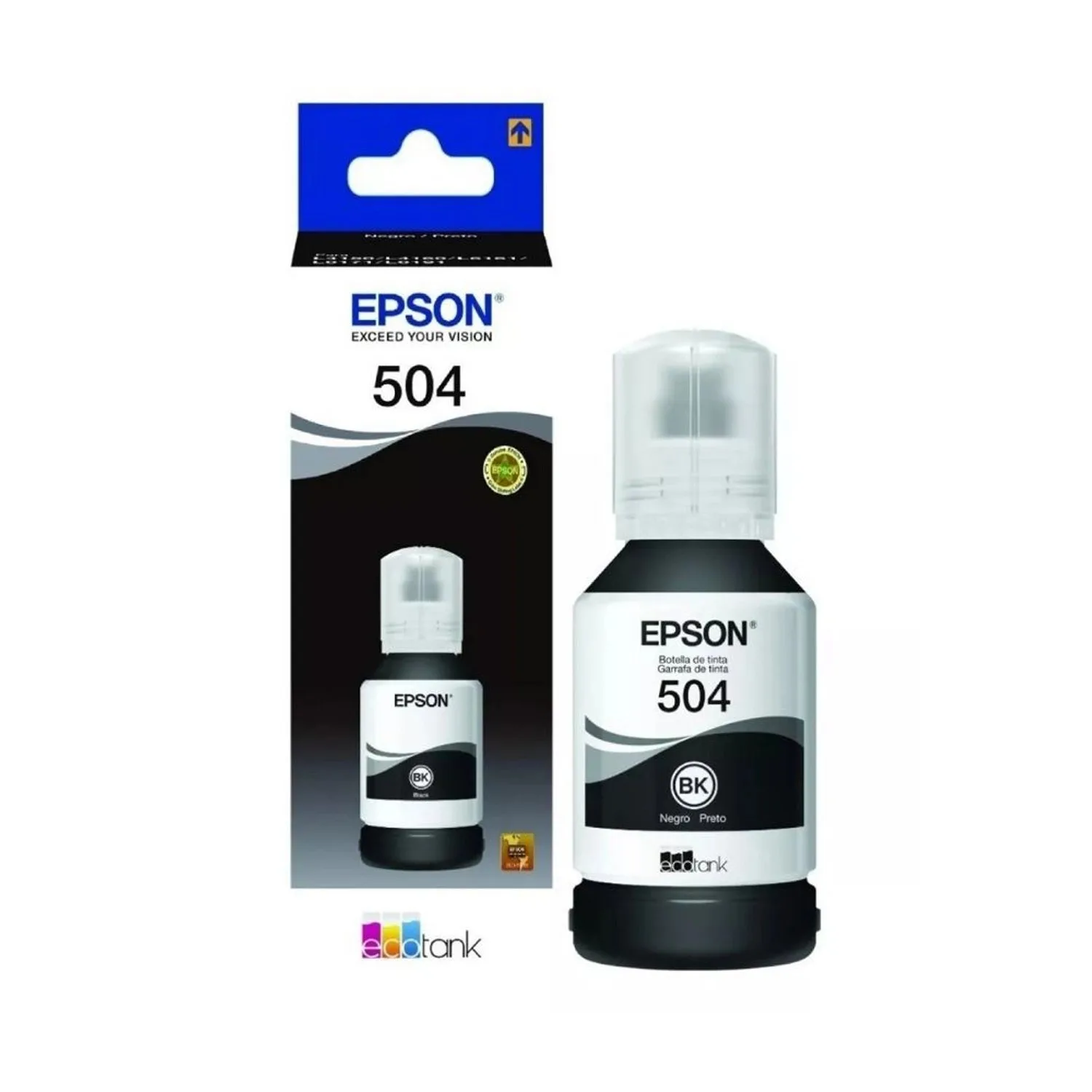 Botella Epson T504120-AL Negro