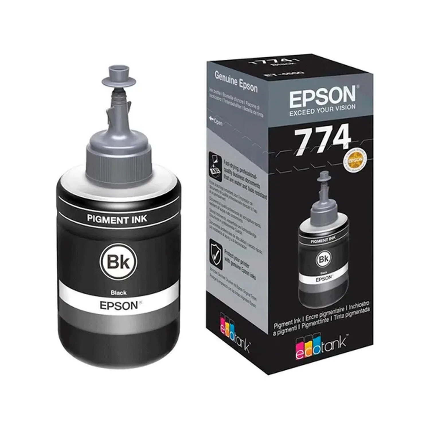 Botella Epson T774120-AL Negro