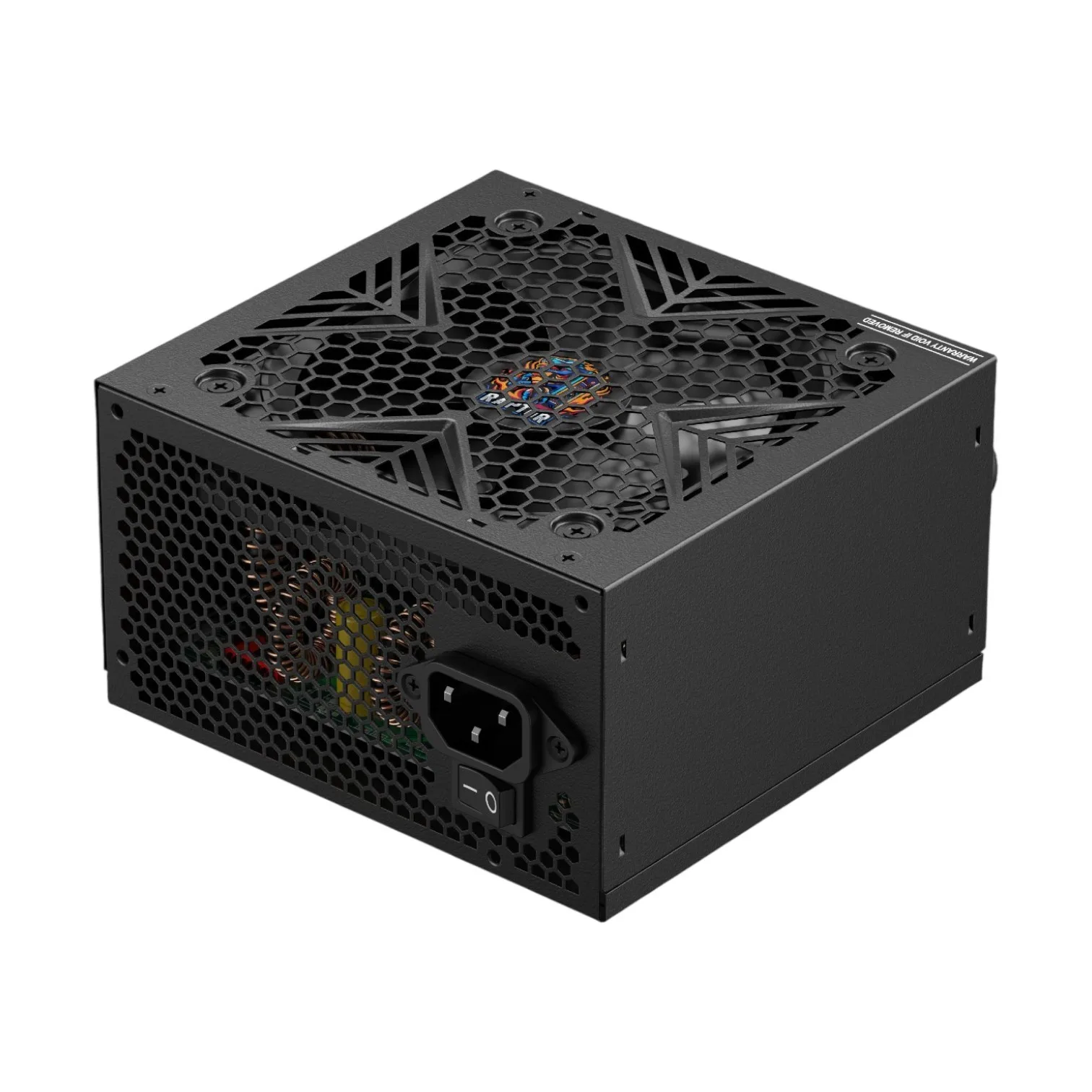 FUENTE RAPTOR VOLT 500W 80 PLUS SILVER NEGRO