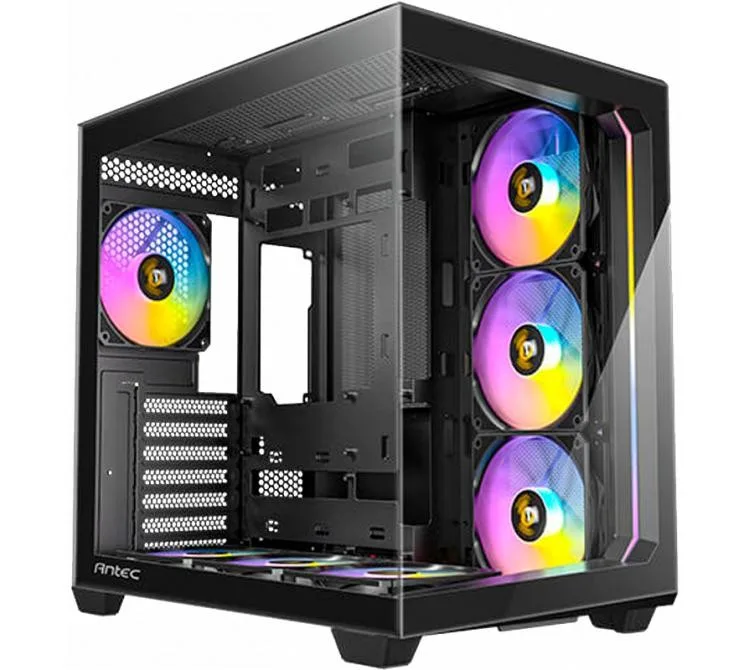 Gabinete Antec C5 ARGB Black 7x120mm ARGB Fans Vidrio Templado 270° Inc Controladora