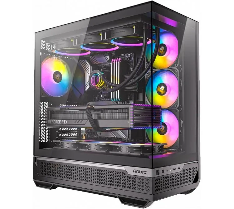 Gabinete Antec C7 ARGB Black 3x120mm + 1x140mm Fans ARGB Fans Vidrio Templado 270°