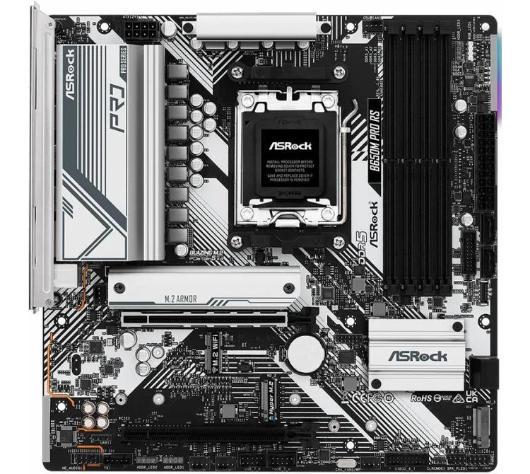 Mother Asrock (am5) B650M Pro Rs WIFI DDR5 White Box