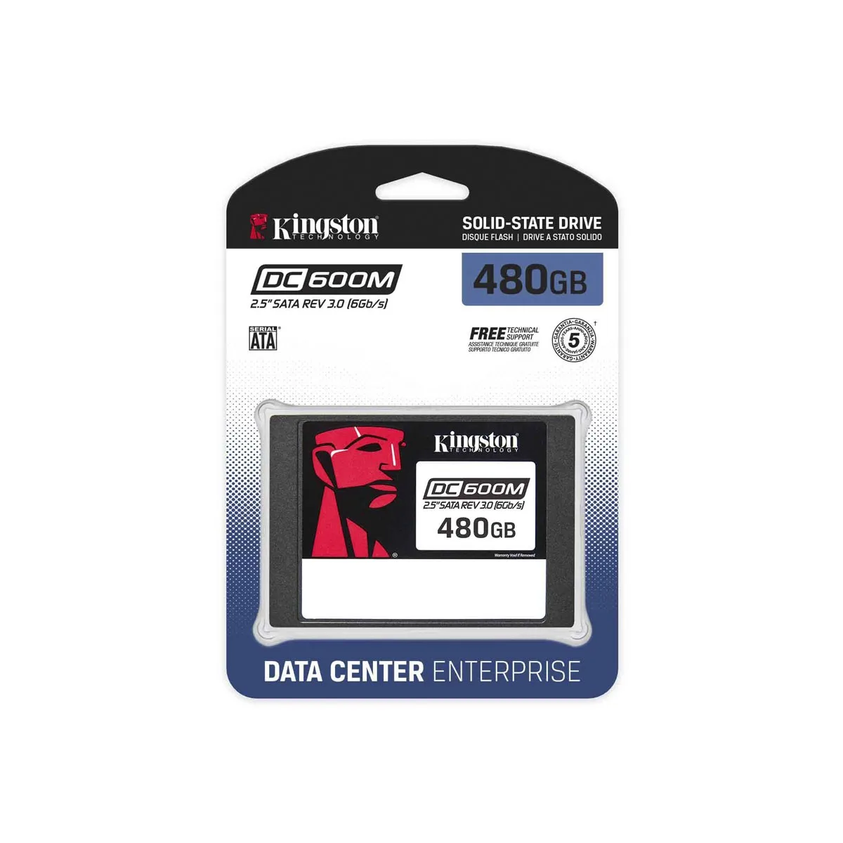 Disco SSD 480GB Kingston Dc600m 2.5