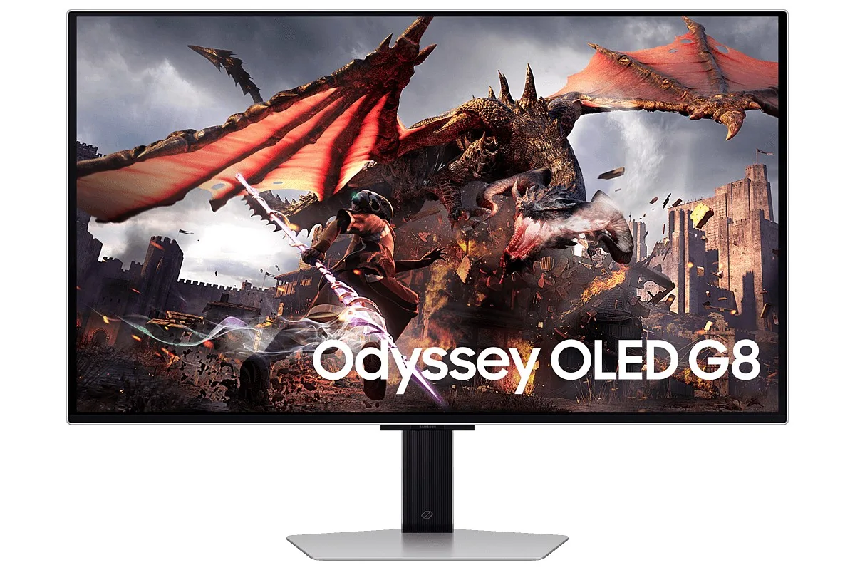 MONITOR 32" SAMSUNG ODYSSEY OLED G8 G80SH QD-OLED 4K UHD 240HZ 0.03MS HDR TRUE BLACK 500 G-SYNC COMPATIBLE FREESYNC PREMIUM PRO LS32HG802SLXZB