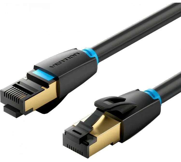 Cable De Red Trenzado Cat8 2 M Patch Cord Sftp Rj45 Vention