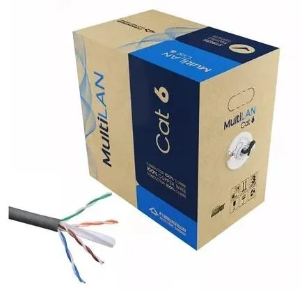 Cable Fkw Utp Cat6 Multilan X305MT Gris Iec 603321