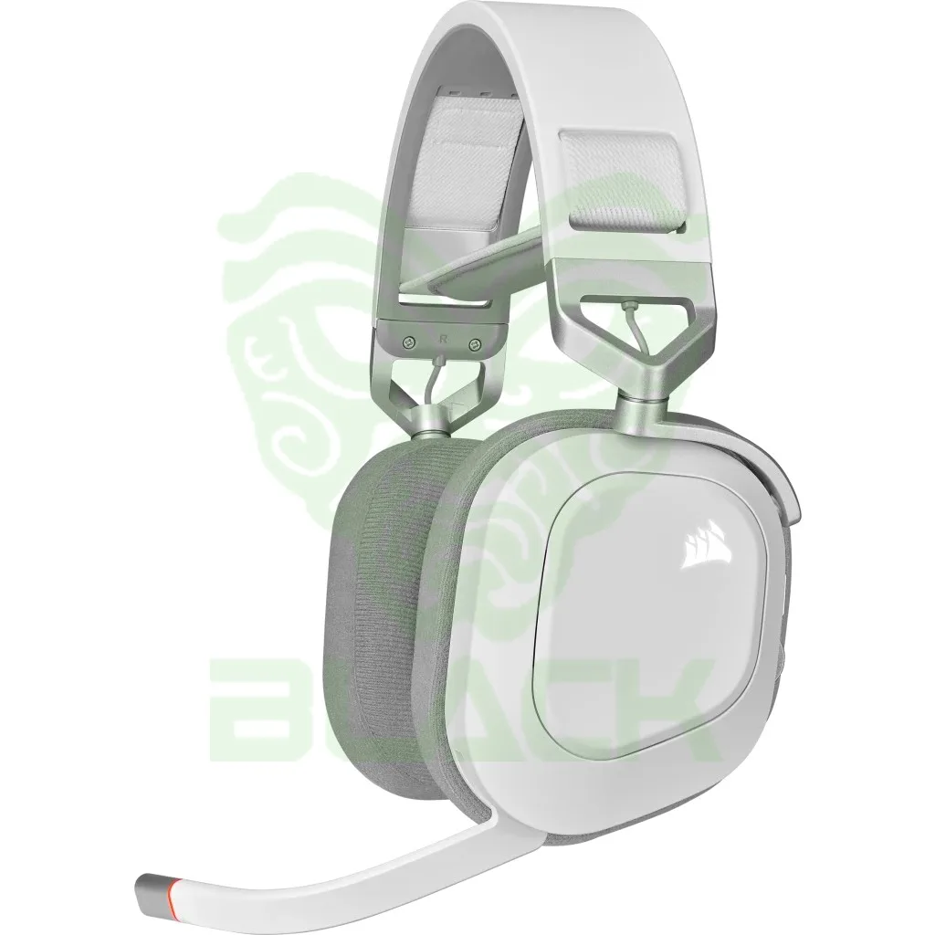 AURICULARES GAMING CORSAIR HS80 RGB WIRELESS CON AUDIO ESPACIAL - BLANCO