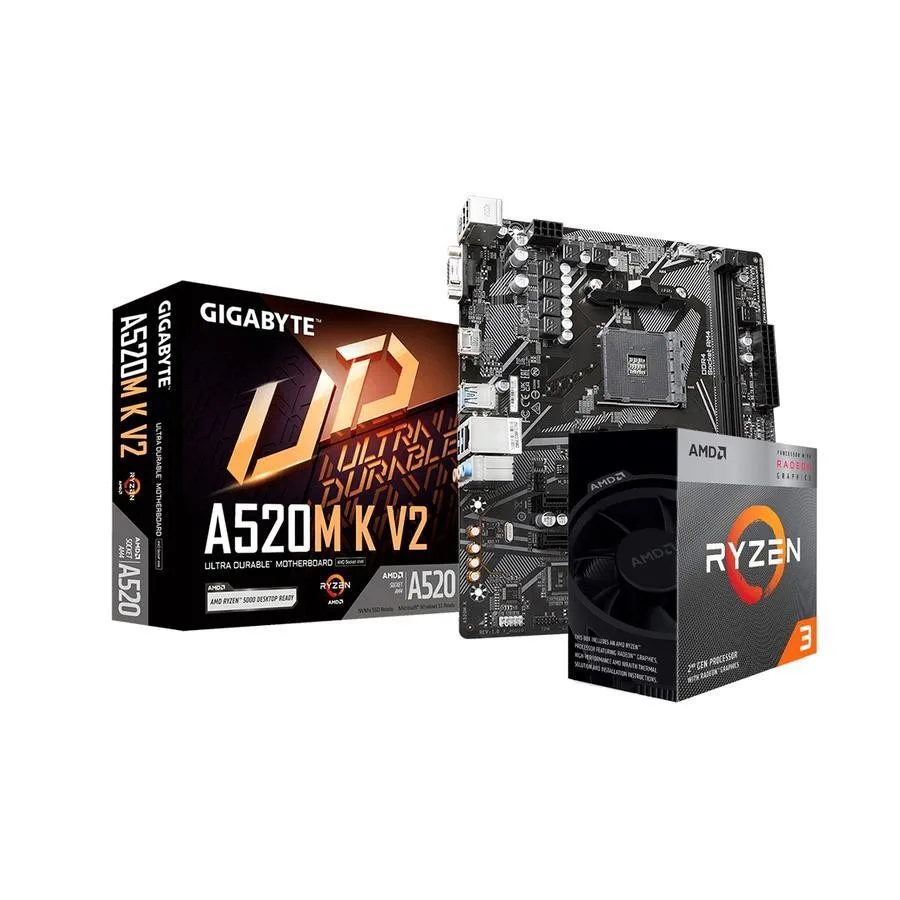 Combo Ecovision AMD Ryzen 3 3200g + Mother + 8GB