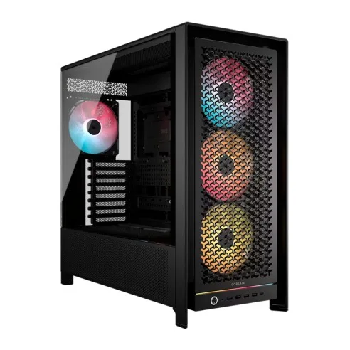 Gabinete Corsair 5000d Frame Rs ARGB Mid-tower Fan RGB X4 Black Airflow