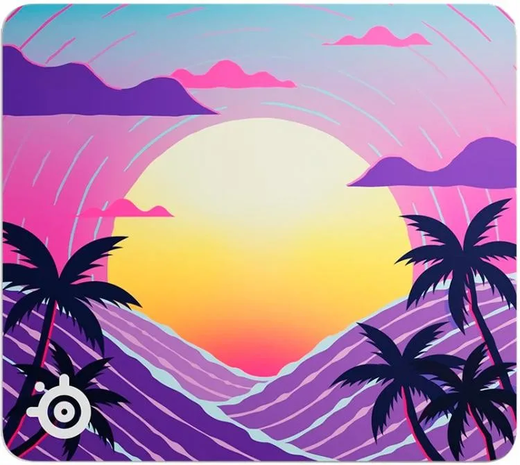 Mousepad Steelseries Neon Sunset Qck L 450x400mm