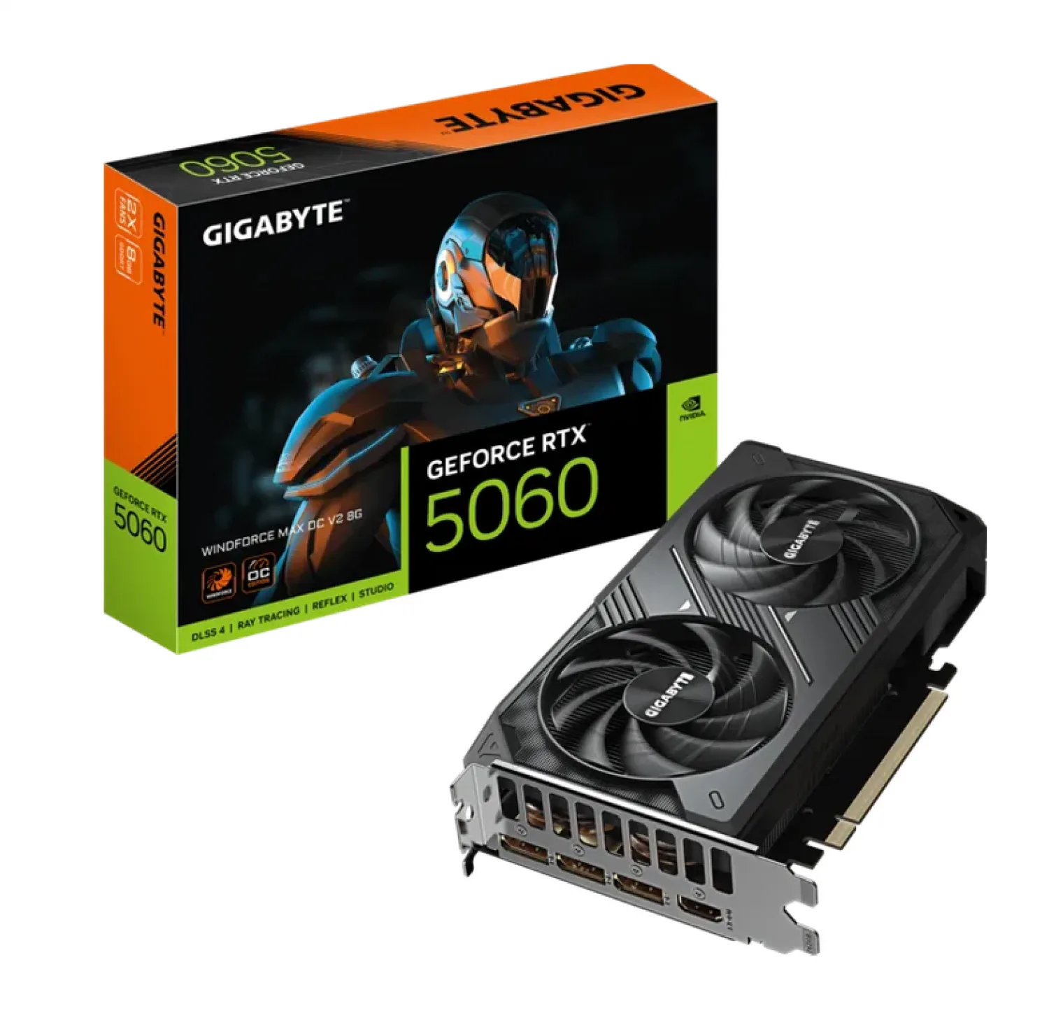 Placa De Video Rtx 5060 8GB Gigabyte Wf2 Max Oc V2