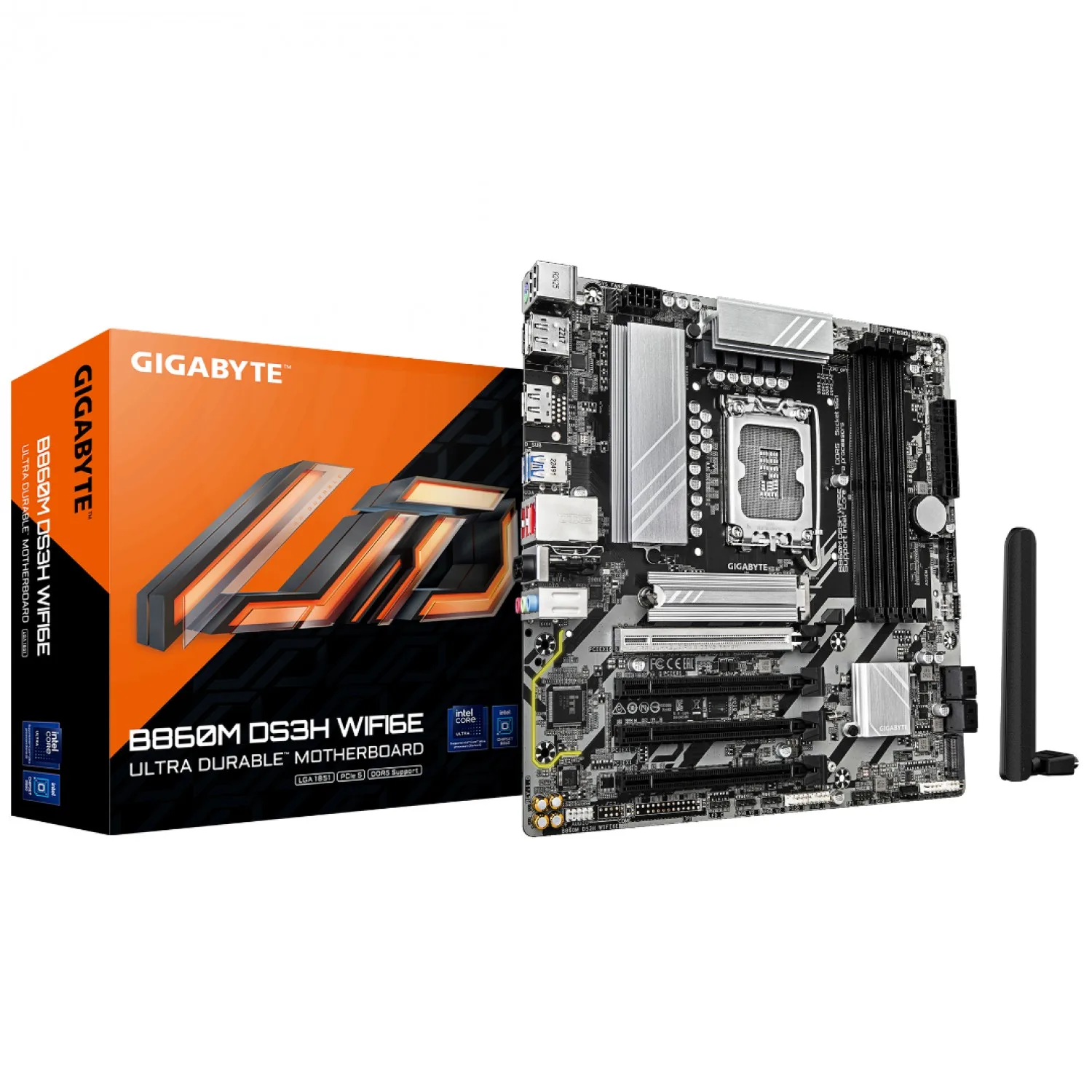 MOTHER GIGABYTE B860M DS3H WIFI6E DDR5 1851 (SERIE ULTRA)
