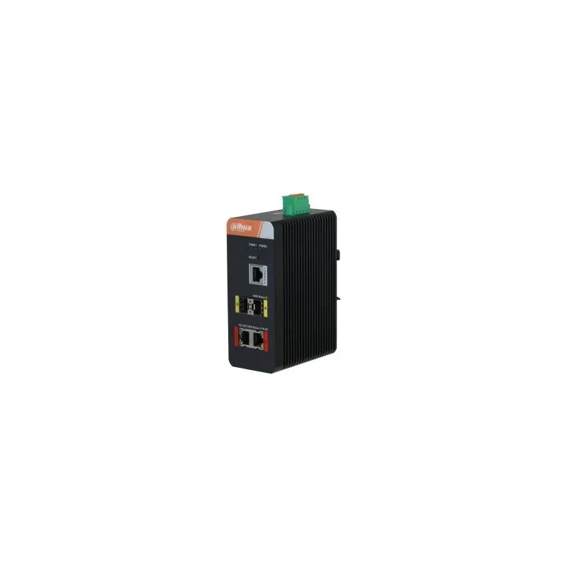 FUENTE 4-PORT GIGABIT INDUSTRIAL SWICTH WITH 2-PORT GIGABIT POE (MANAGED) ( NO INCLUYE )