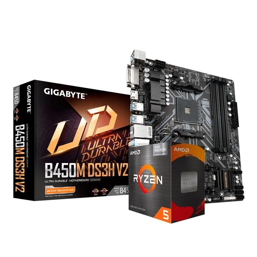 Combo Ecovision AMD Ryzen 5 5600 + Mother + 8GB