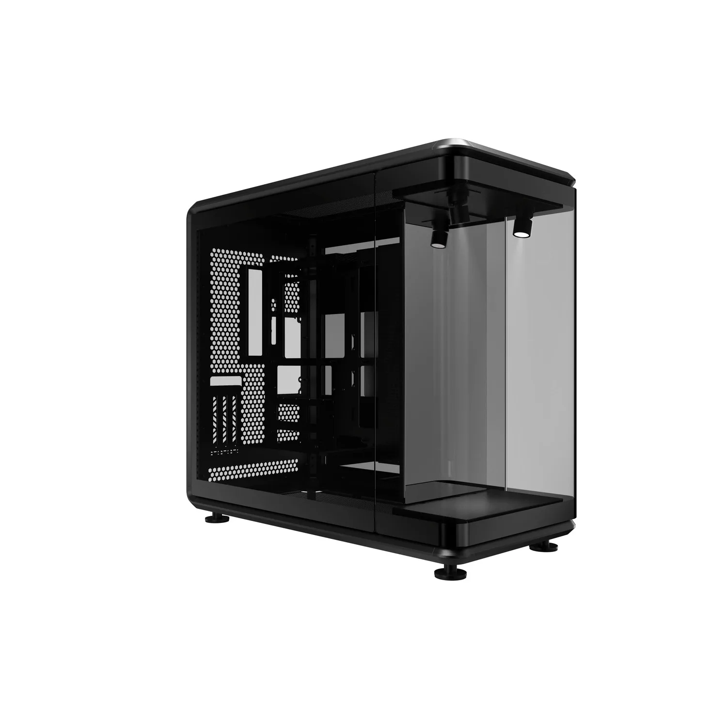 Gabinete Cooler Master Masterframe 360 Panorama Mid Tower Tempered Glass Black S/fuente — foto 6