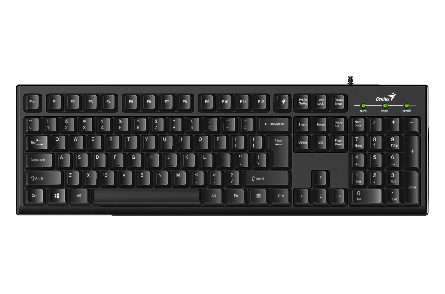 Teclado Genius KB-100 Smart USB Black