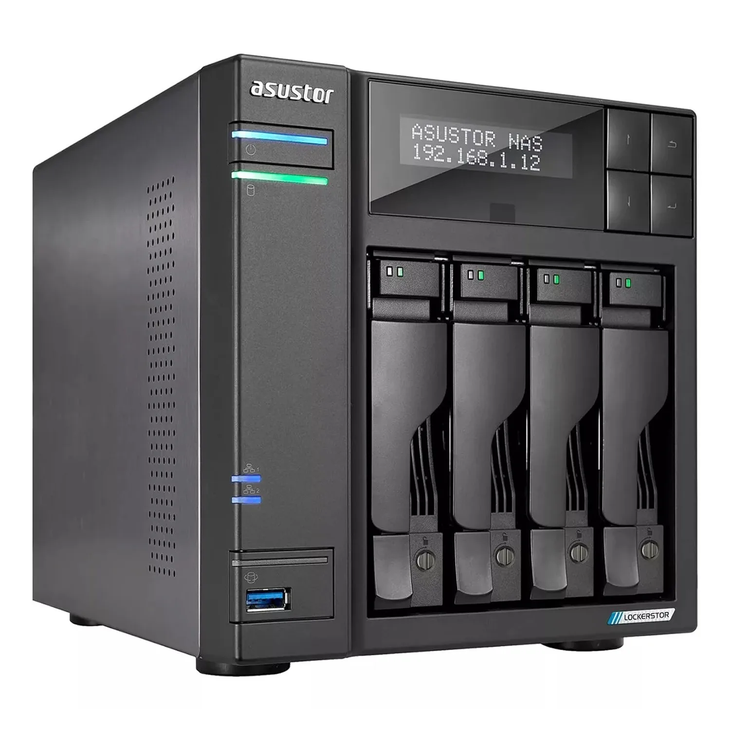 Almacenamiento Asustor Lockerstor 4 Gen2 As6704t - Servidor Nas