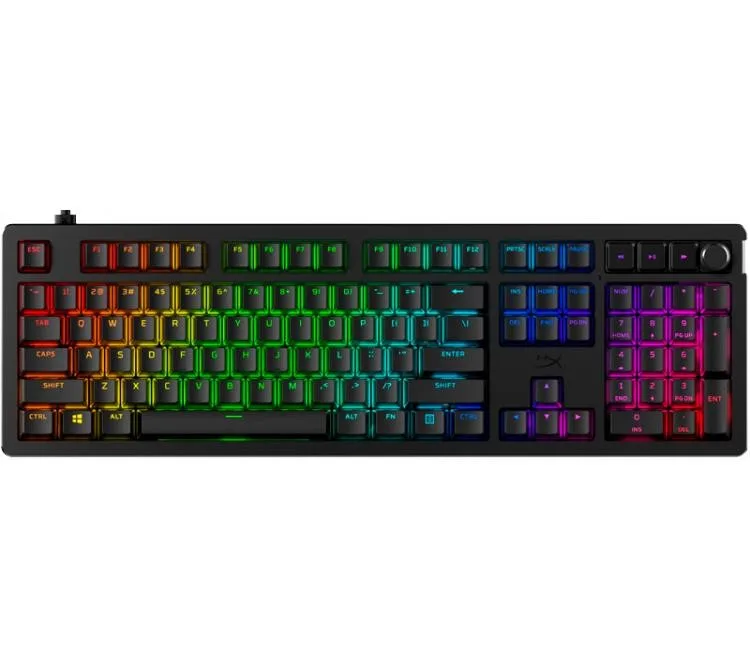 Teclado Mecanico Hyperx Alloy Rise RGB Ngenuity Switch Linear Red Esp USB