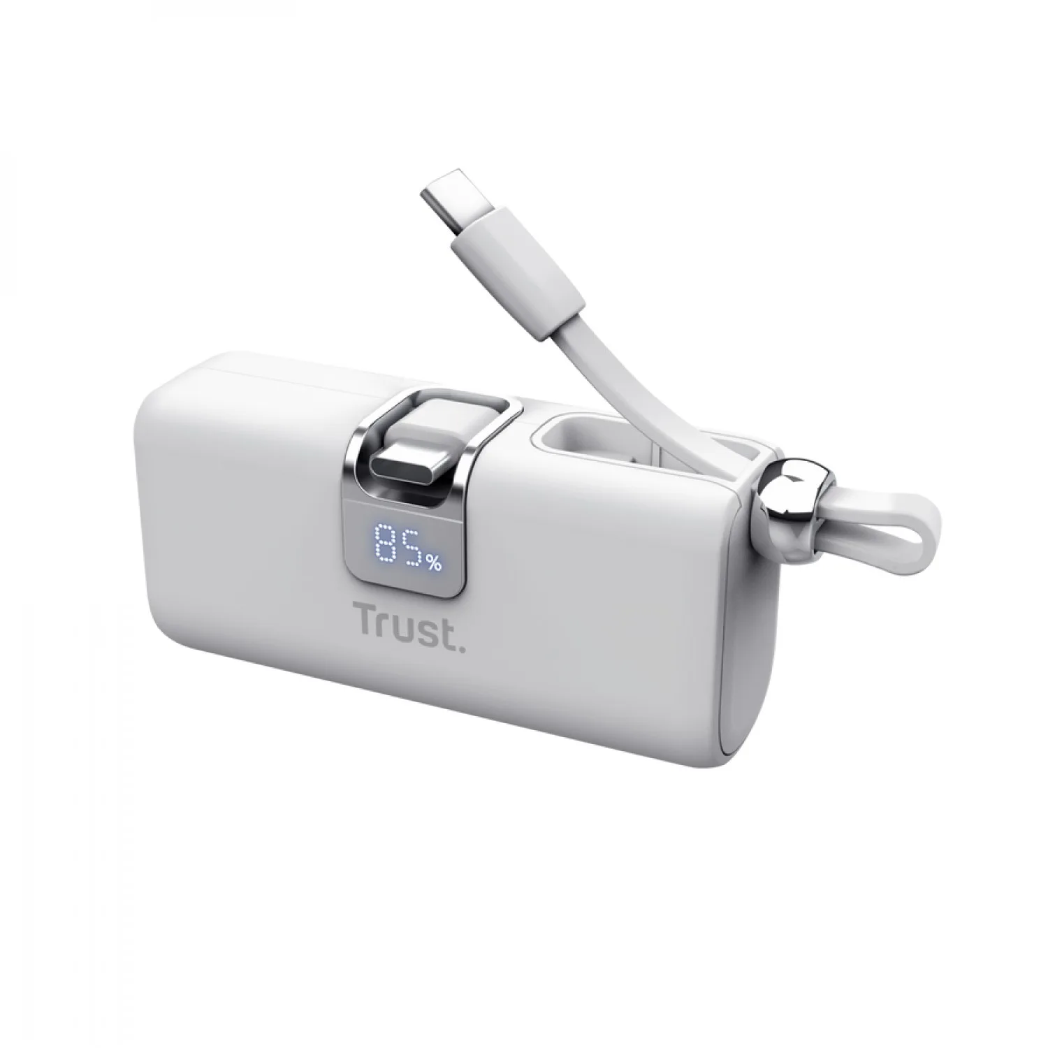 TRUST POWERBANK PACTO 5000 PD POCKET WHITE