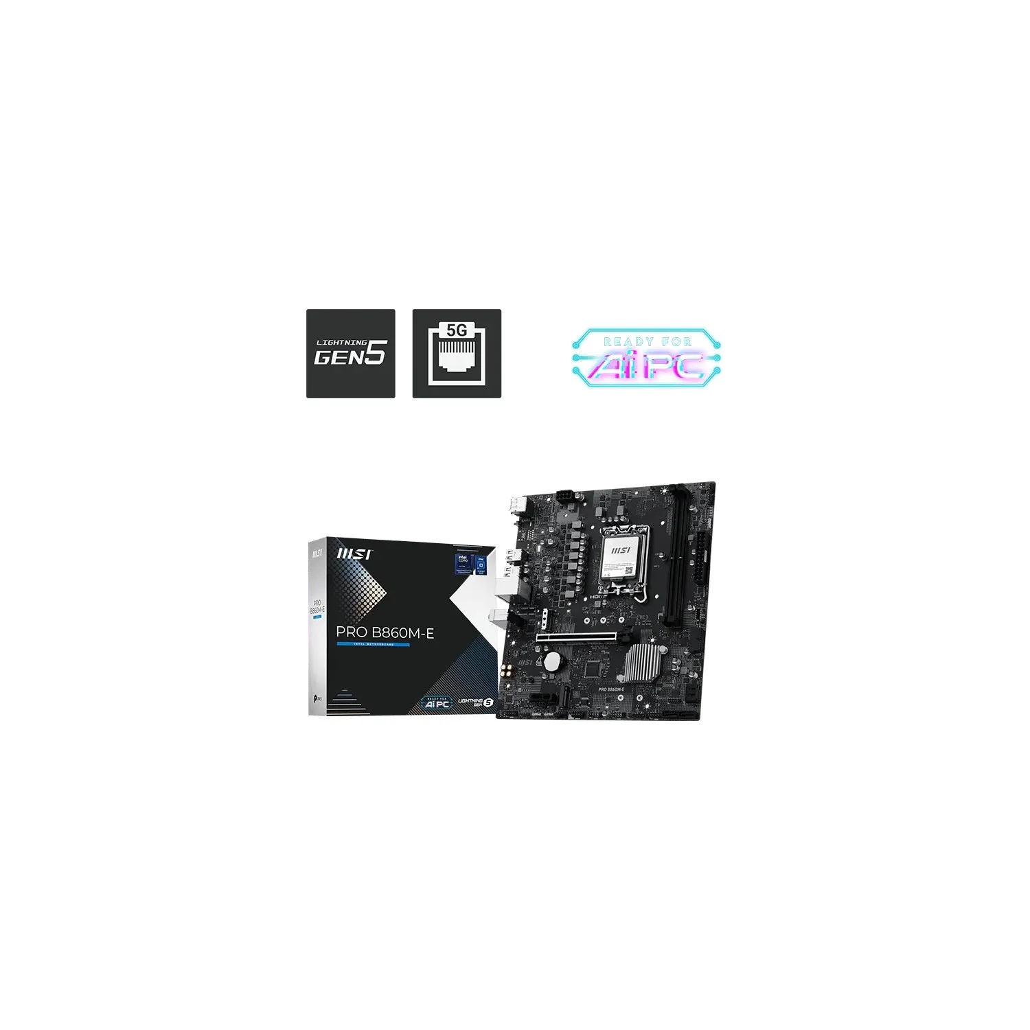MOTHERBOARD MSI PRO B860M-E LGA 1851 DDR5