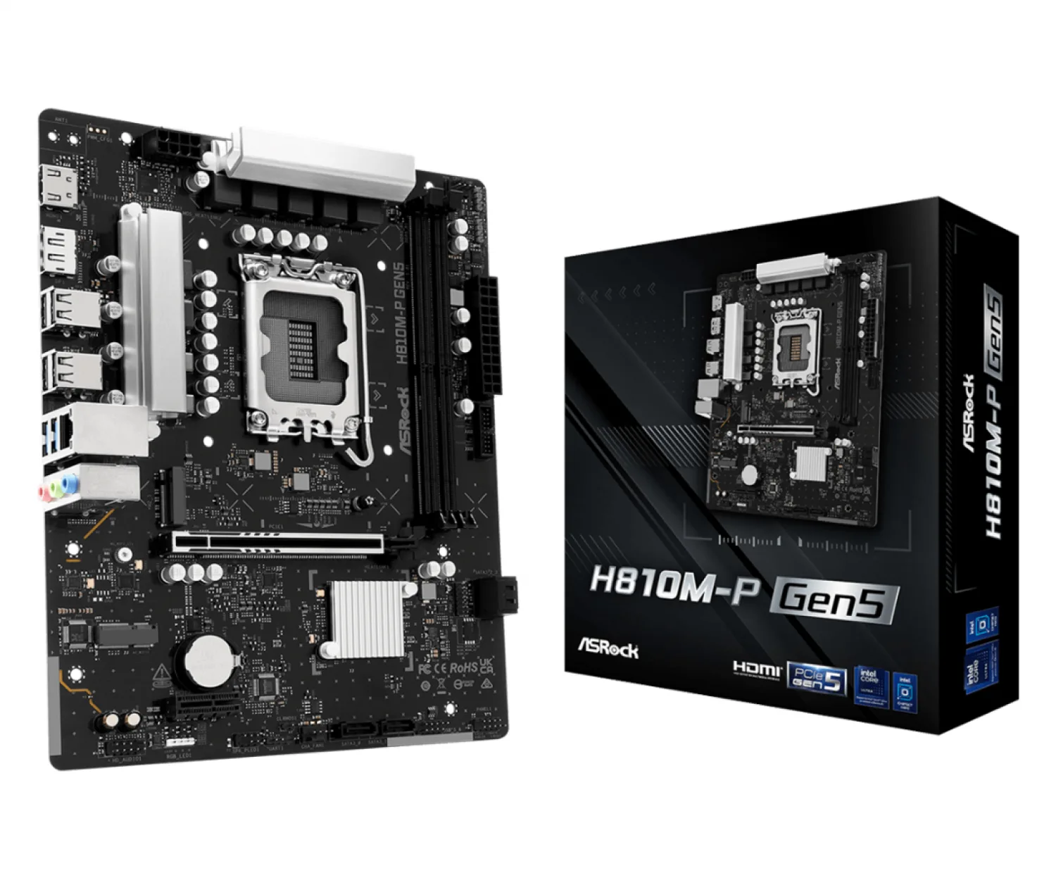 Mother Asrock (1851) H810M-P Gen5 INTEL