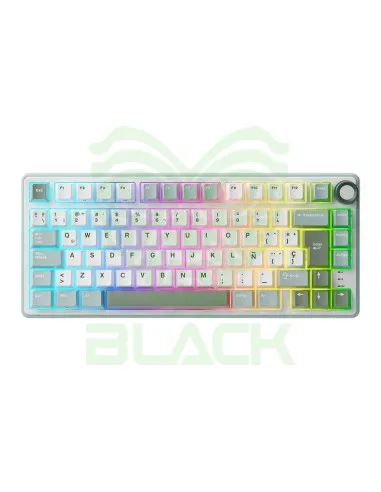TECLADO ROYAL KLUDGE RKR75 SKYCYAN SWITCH BROWN 75%