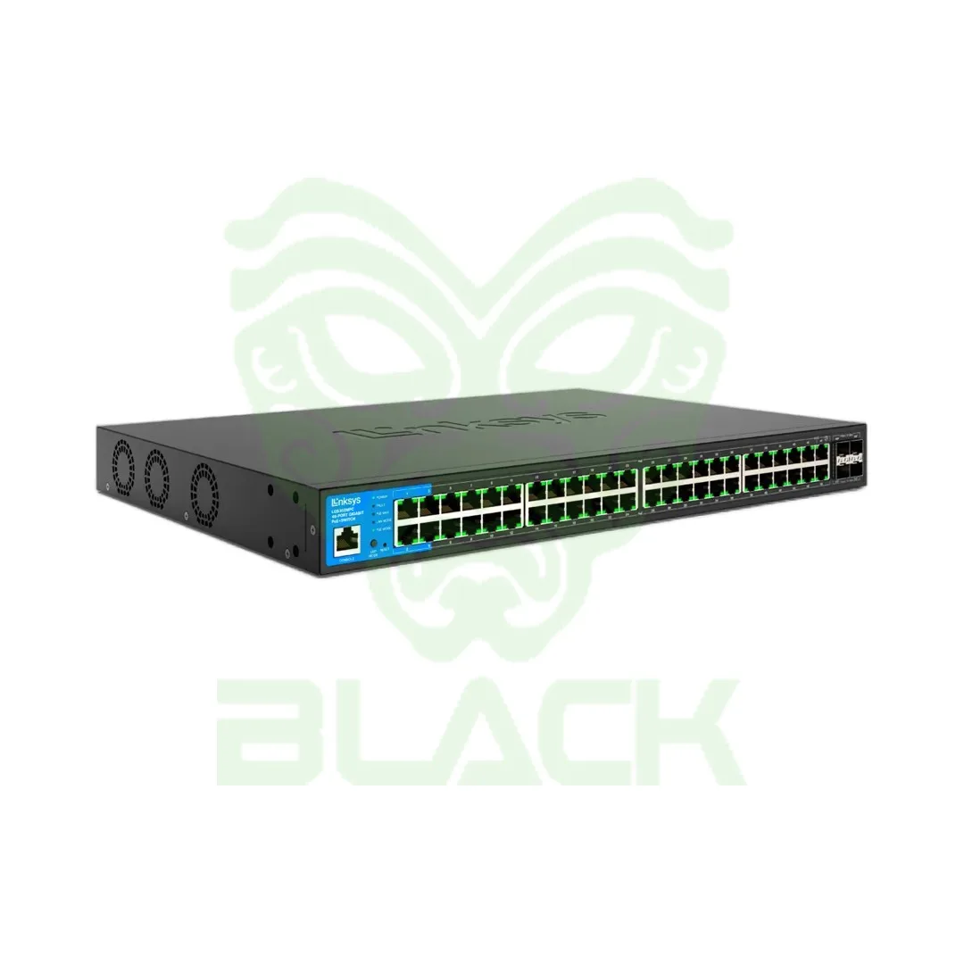 48-PORT MANAGED GIGABIT SWITCH W/ 4 10G SFP +