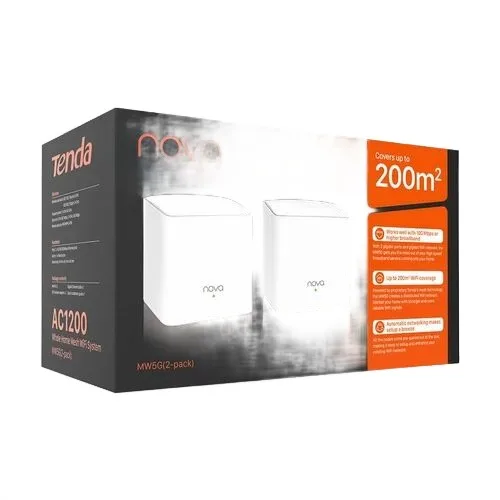 ROUTER MESH TENDA AC1200 MW5G (2-PACK)