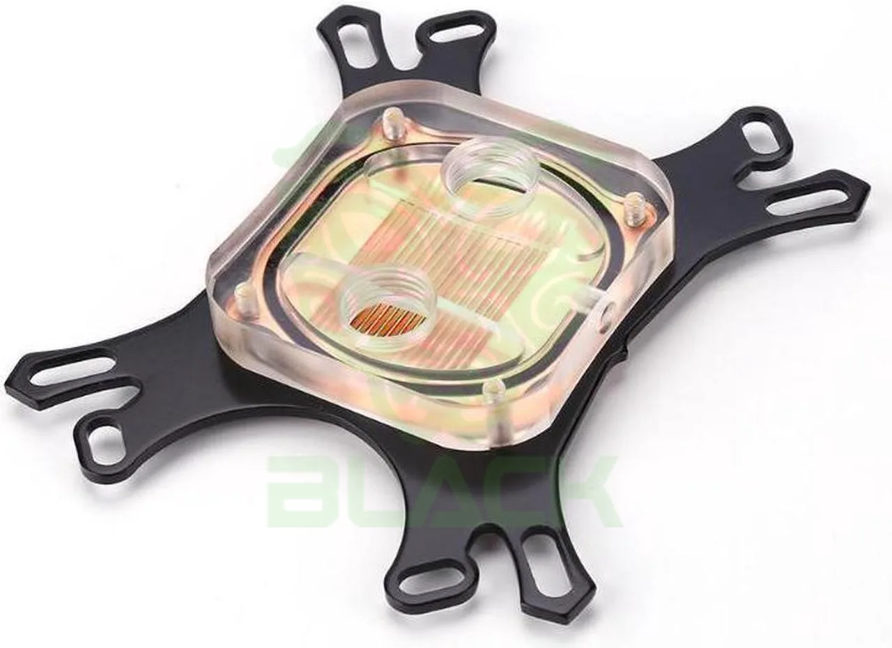 INTEL + AMD WATER CPU BLOCK COPPER BASE (LIQUID COOLING SYSTEM)