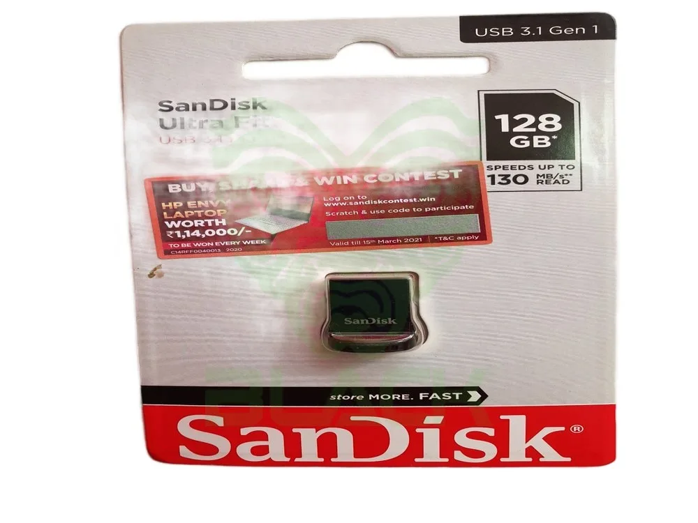PENDRIVE SANDISK ULTRA FIT USB 3.1 - 128GB