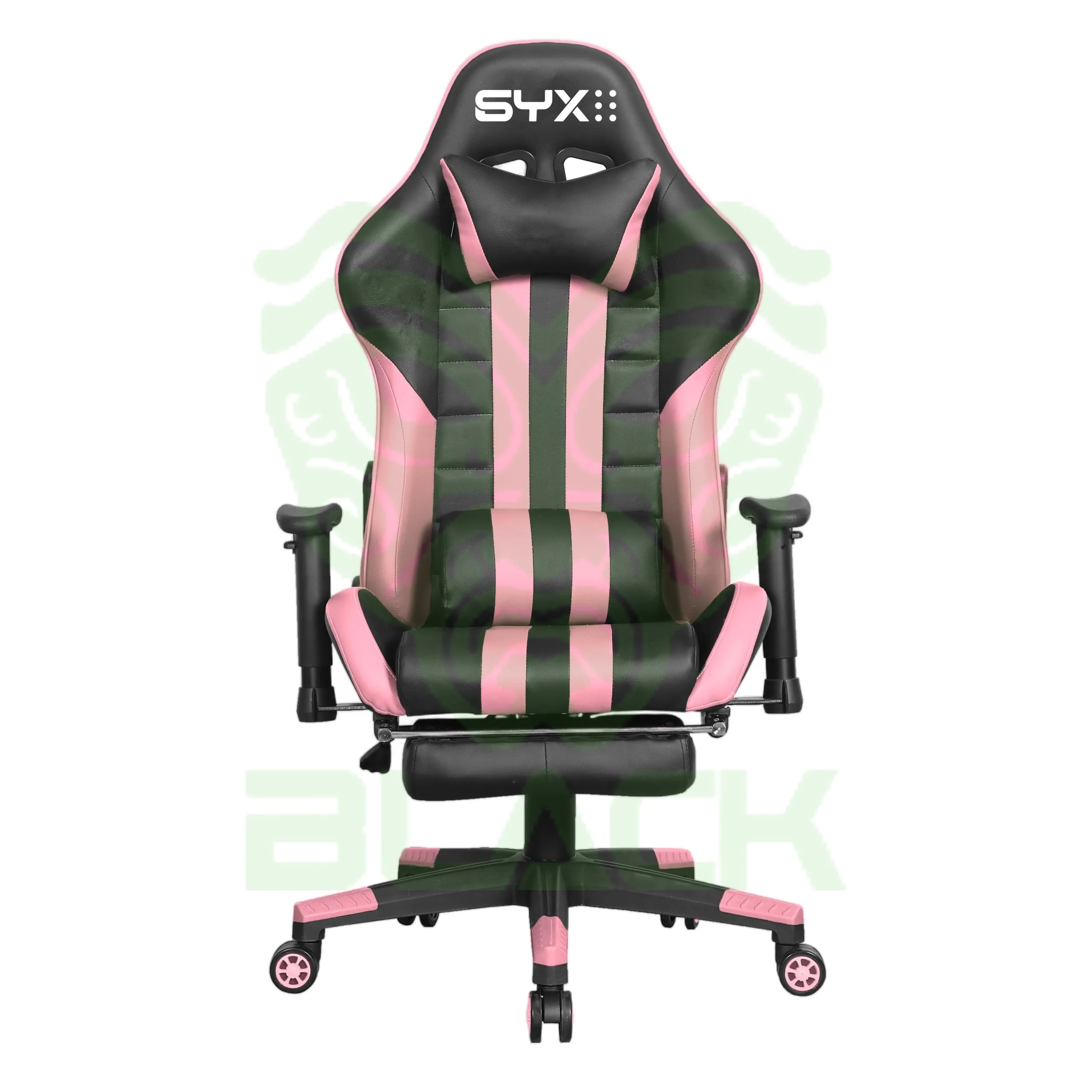 Silla Gamer Syx CH-059 Pk Rosa Negro
