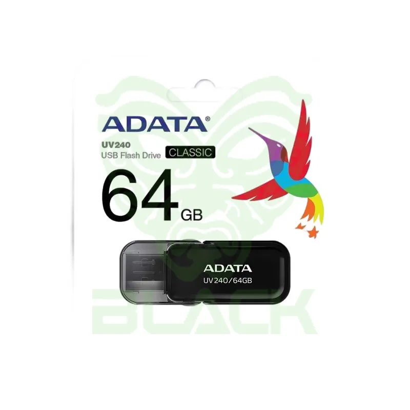 PEN DRIVE ADATA UV240 64GB USB 2.0 BLACK