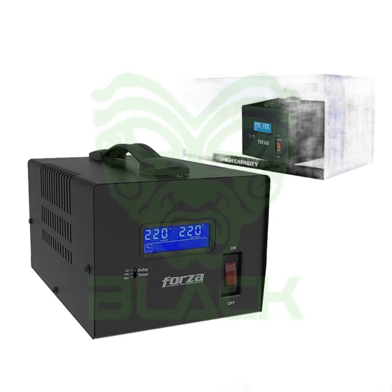 Estabilizador Forza FVR-6002 6000va/3000w (sin Adaptador) In-nema Out-nema (enchufe Usa)