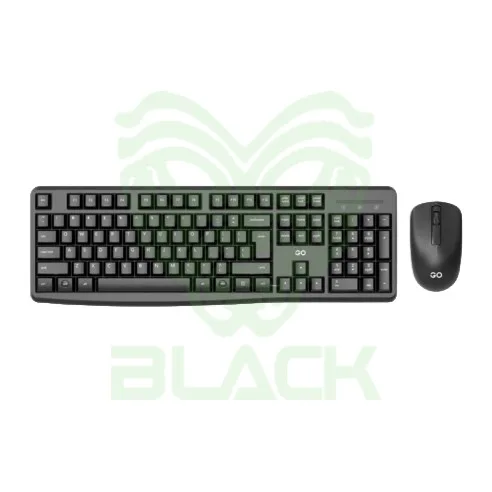 KIT TECLADO Y MOUSE INALAMBRICO FANTECH GO WK894 BLACK