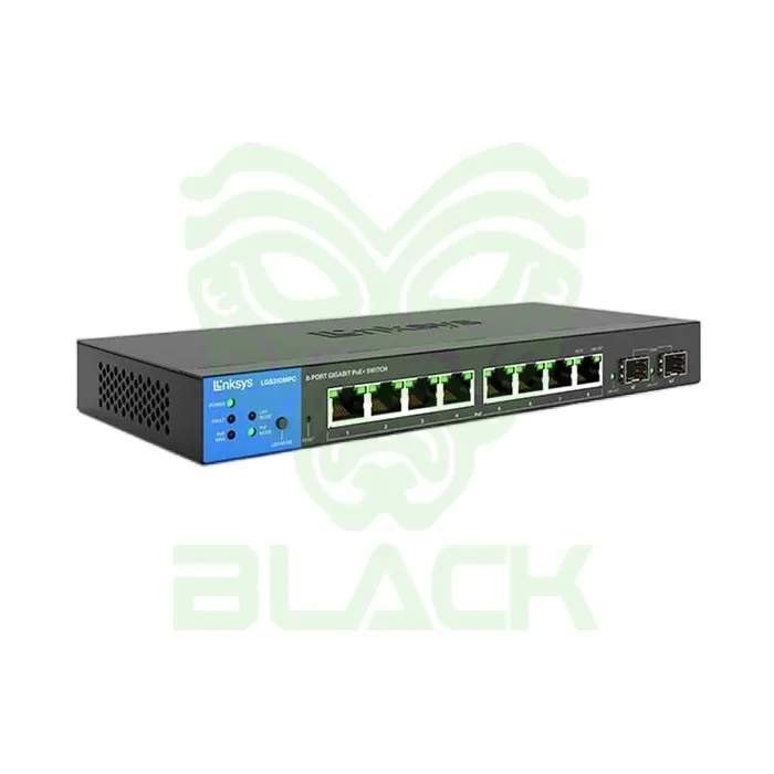 8-PORT MANAGED POE+ SWITCH W/ 2 1G SFP & 110W