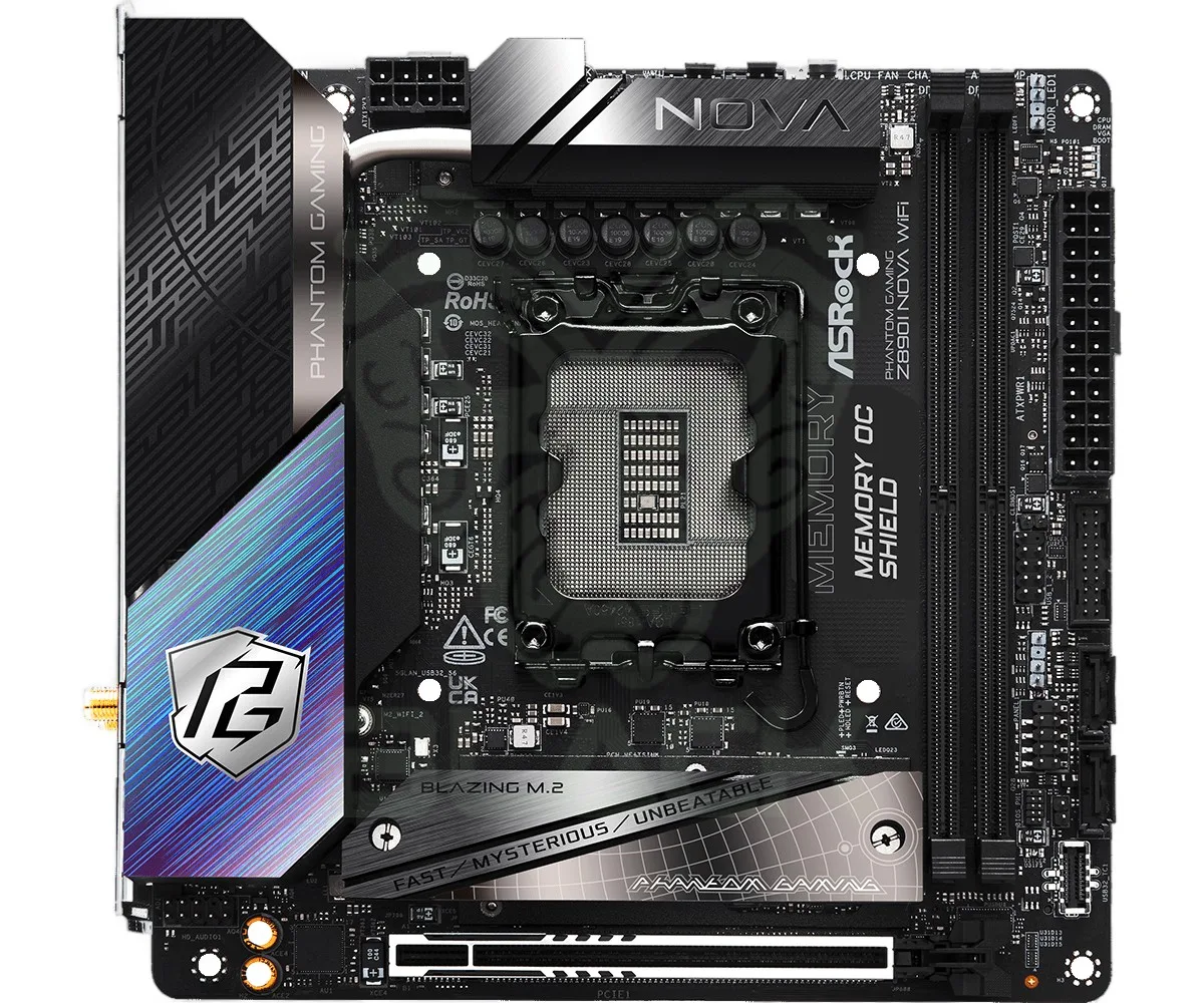 MOTHERBORAD ASROCK Z890I NOVA WI-FI INTEL® SOCKET 1851 12/13/14VA. GEN. DDR5