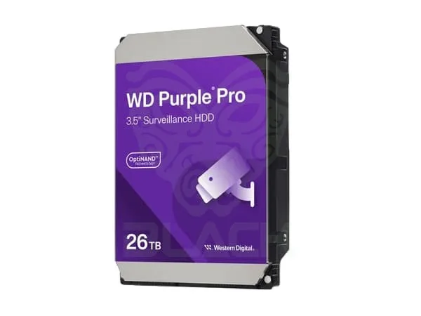 DISCO RIGIDO VIDEOVIGILANCIA 26 TB WESTERN DIGITAL PURPLE PRO
