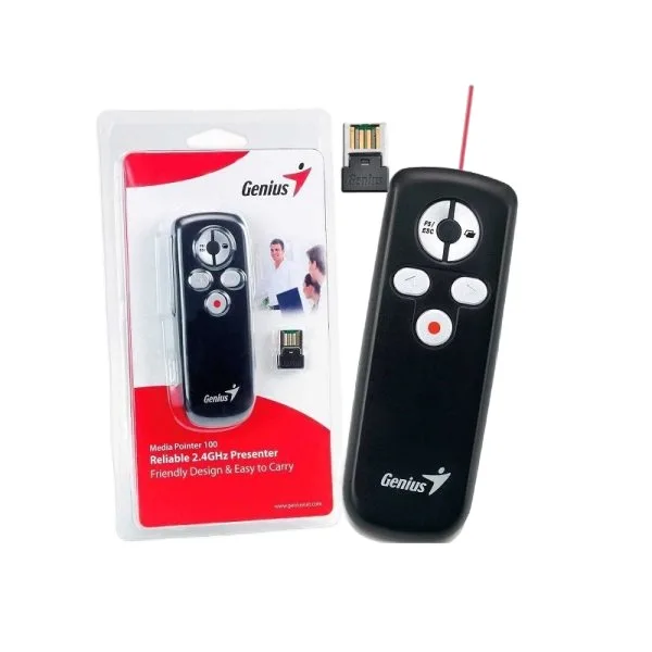 GENIUS PUNTERO LASER MEDIA POINTER 100