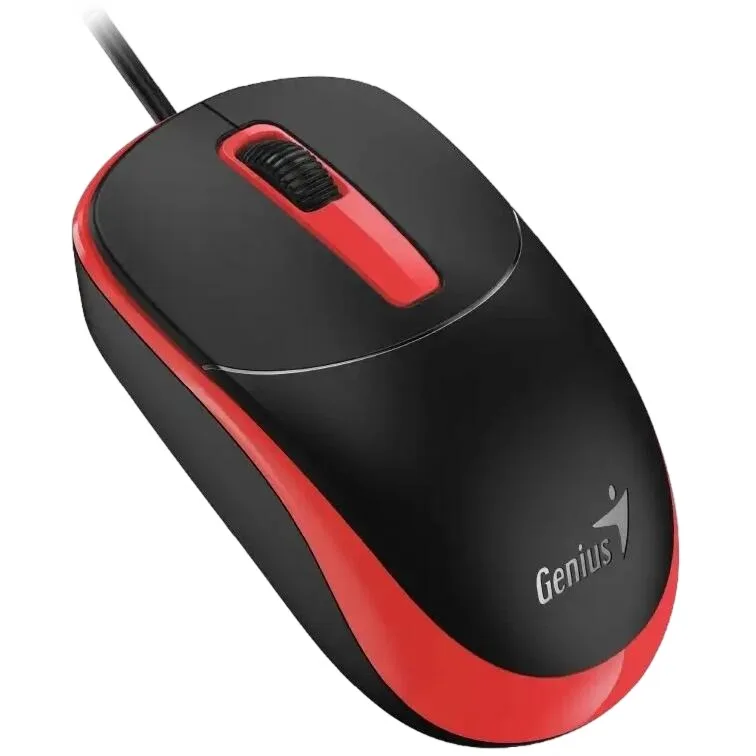 MOUSE GENIUS DX-123 USB BLACK/RED