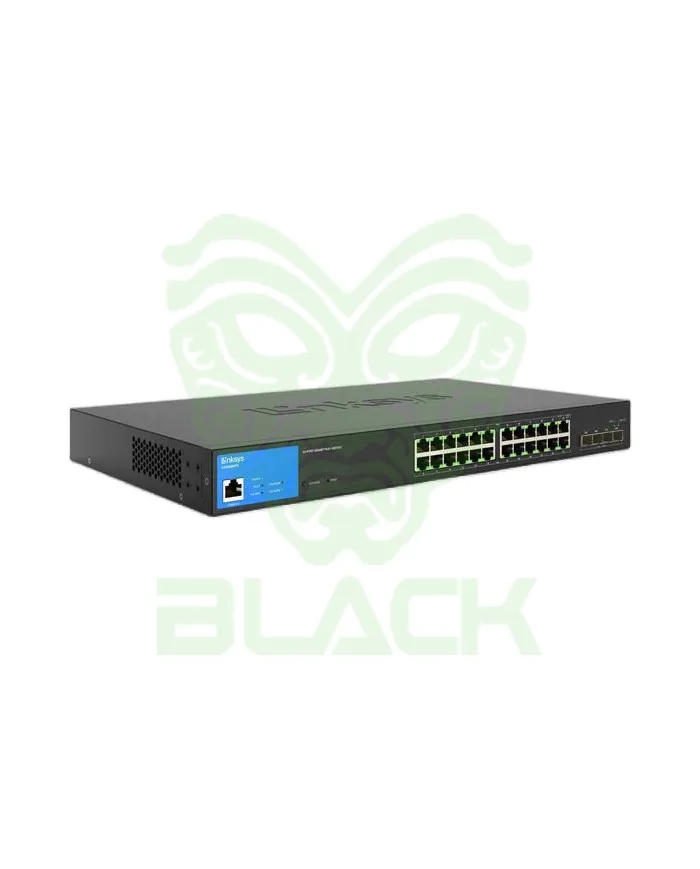 24-PORT MANAGED POE+ SWITCH 4 1G SFP 250W TAA