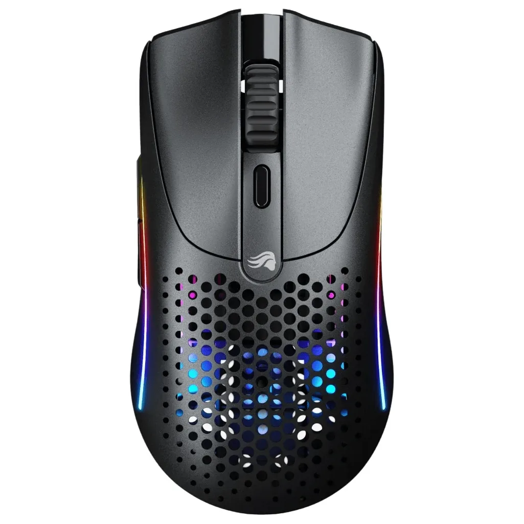 MOUSE GLORIOUS MODEL O 2 MINI WIRELESS 2.4GHZ BLUETOOTH MATTE BLACK 26K DPI 49GR RGB