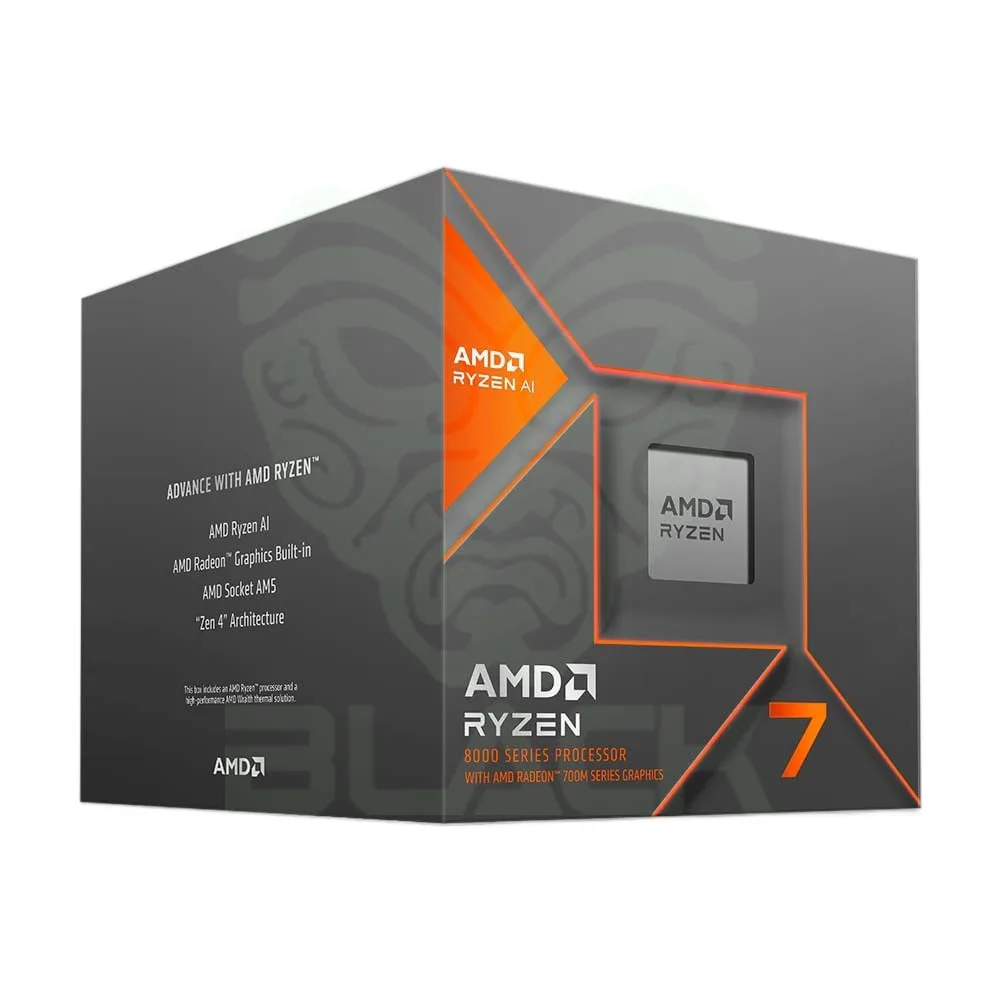 PROCESADOR AMD RYZEN 7 8700G 5.1GHZ TURBO AM5 + WRAITH STEALTH COOLER