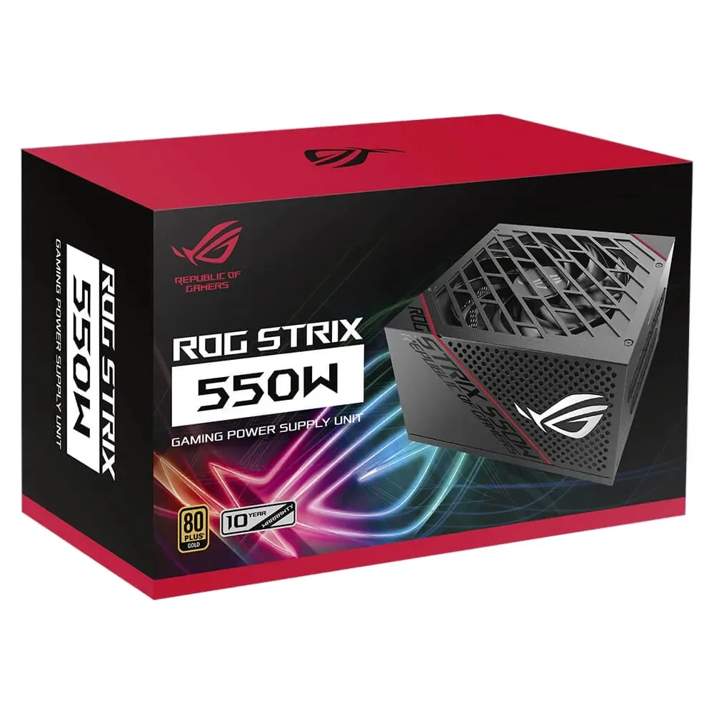 Fuente ASUS ROG Strix 550w 80 Plus Gold Full Modular 550g  Bulk - Outlet